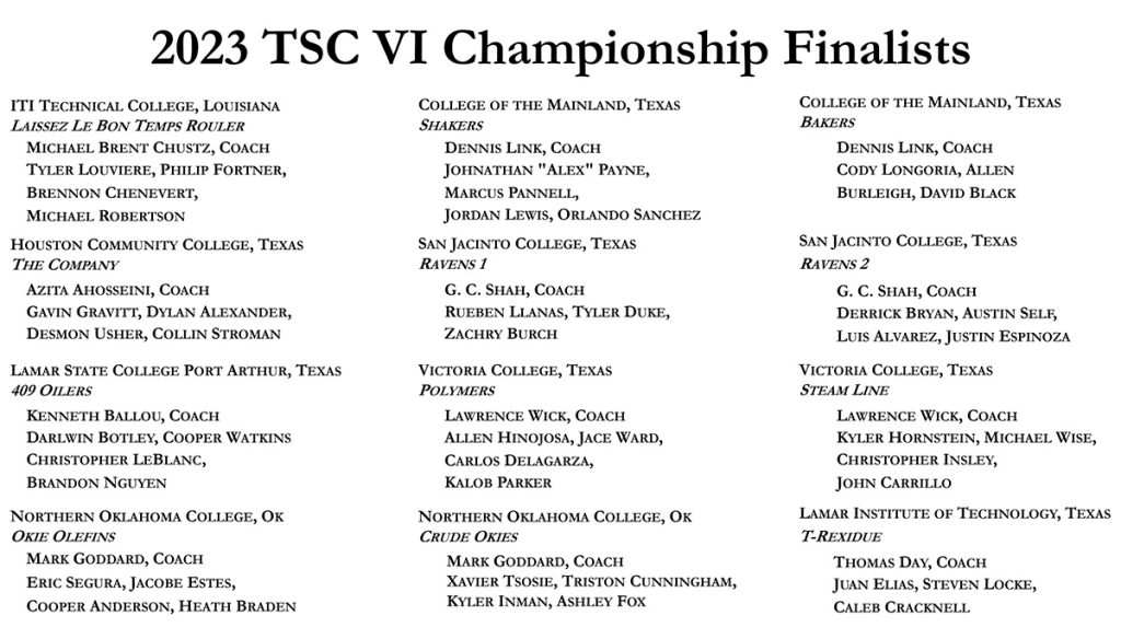 Read our TSC VI Press Release