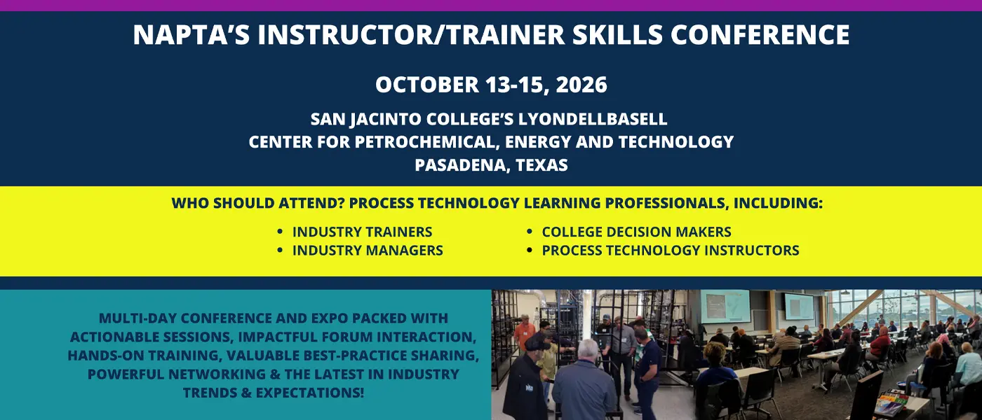 NAPTA’s 2026 Process Technology Training & Education Conference