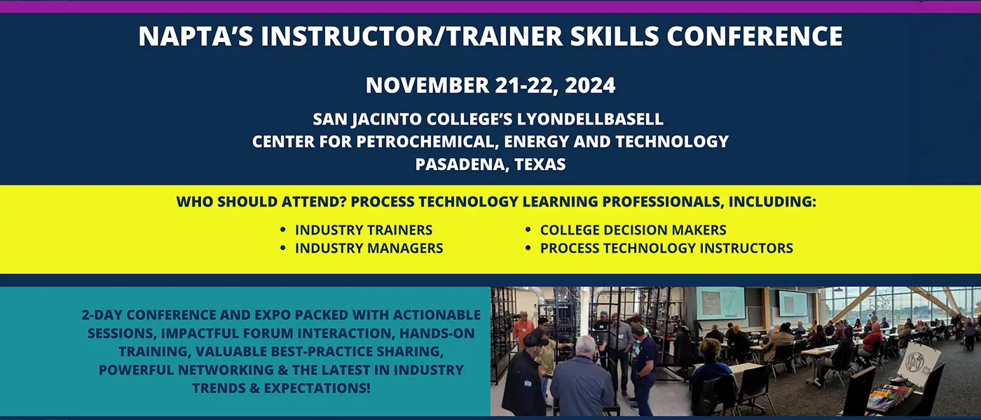 NAPTA’s 2026 Process Technology Training & Education Conference